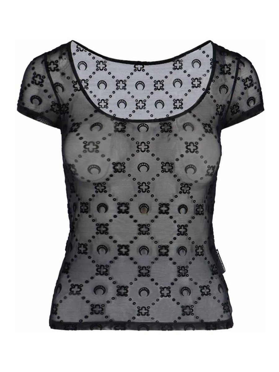 Marine Serre T-Shirt - Noir
