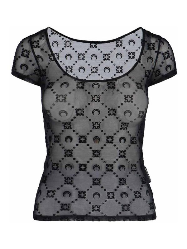 Marine Serre T-Shirt - Noir