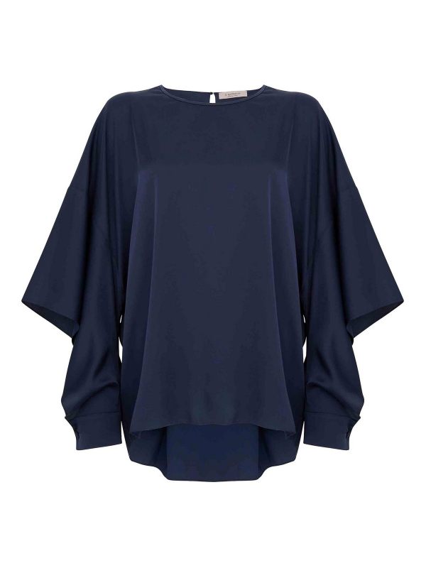 D. Exterior Blouse - Bleu