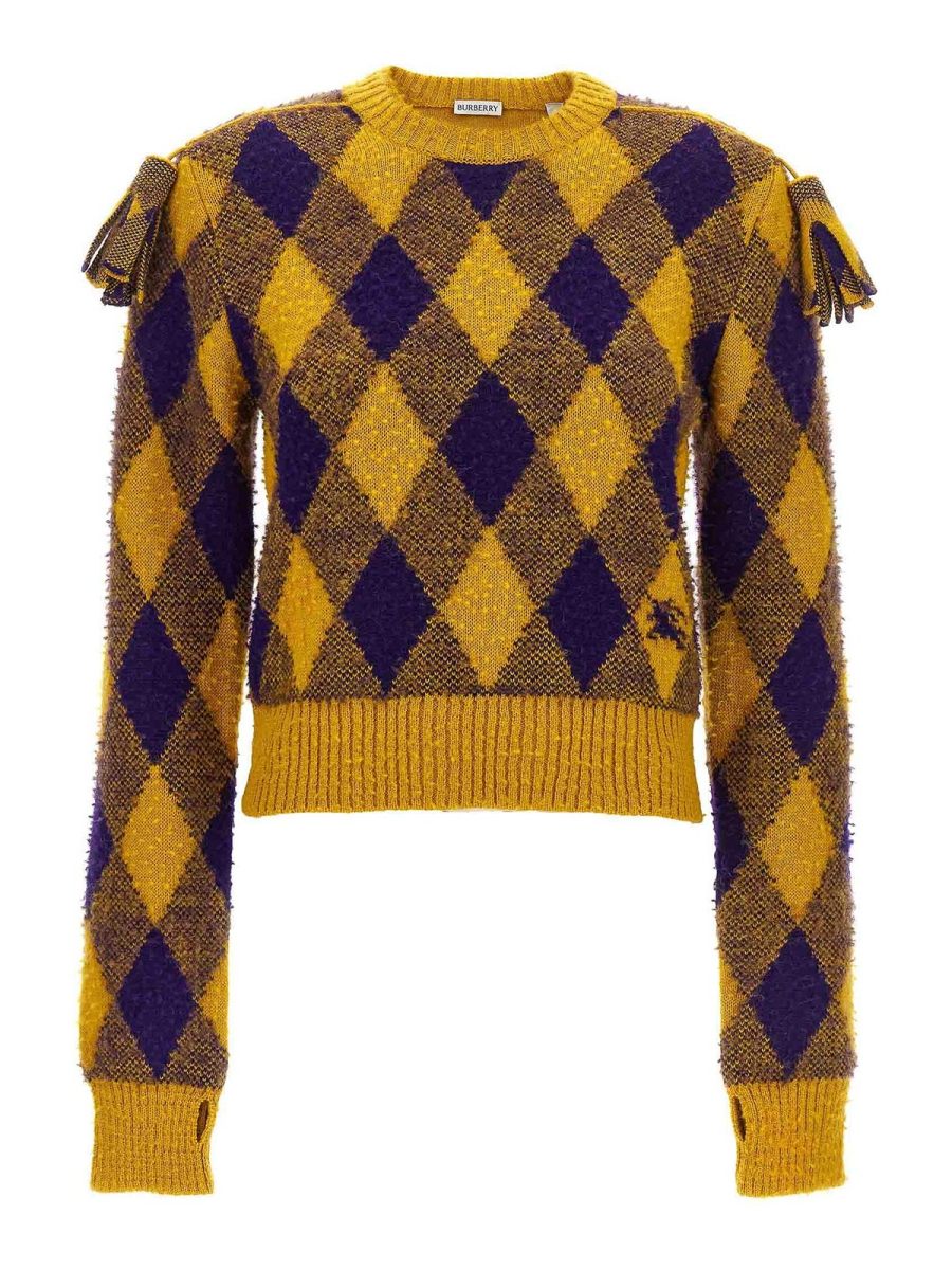 Burberry Pull Col Rond - Argyle