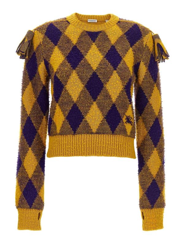 Burberry Pull Col Rond - Argyle