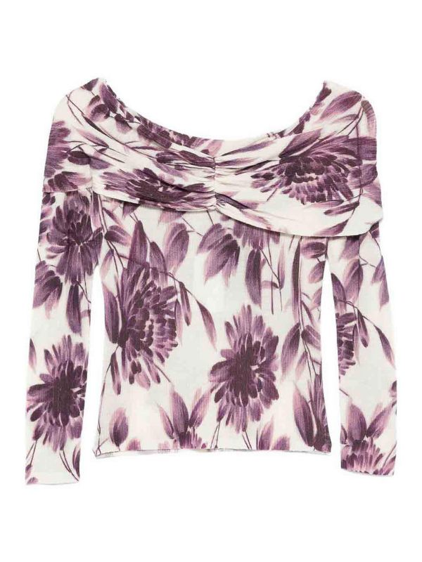 Twinset Pull Col Rond - Blanc