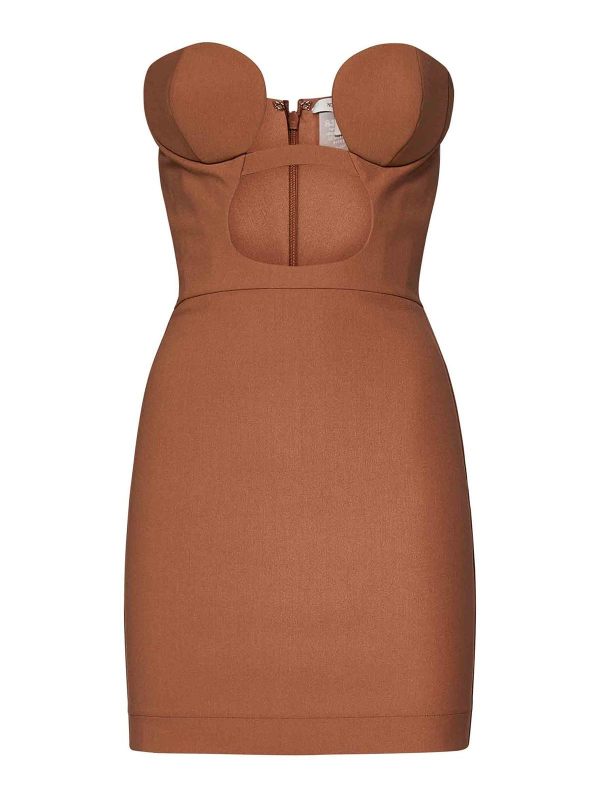 Nensi Dojaka Robe Courte - Marron