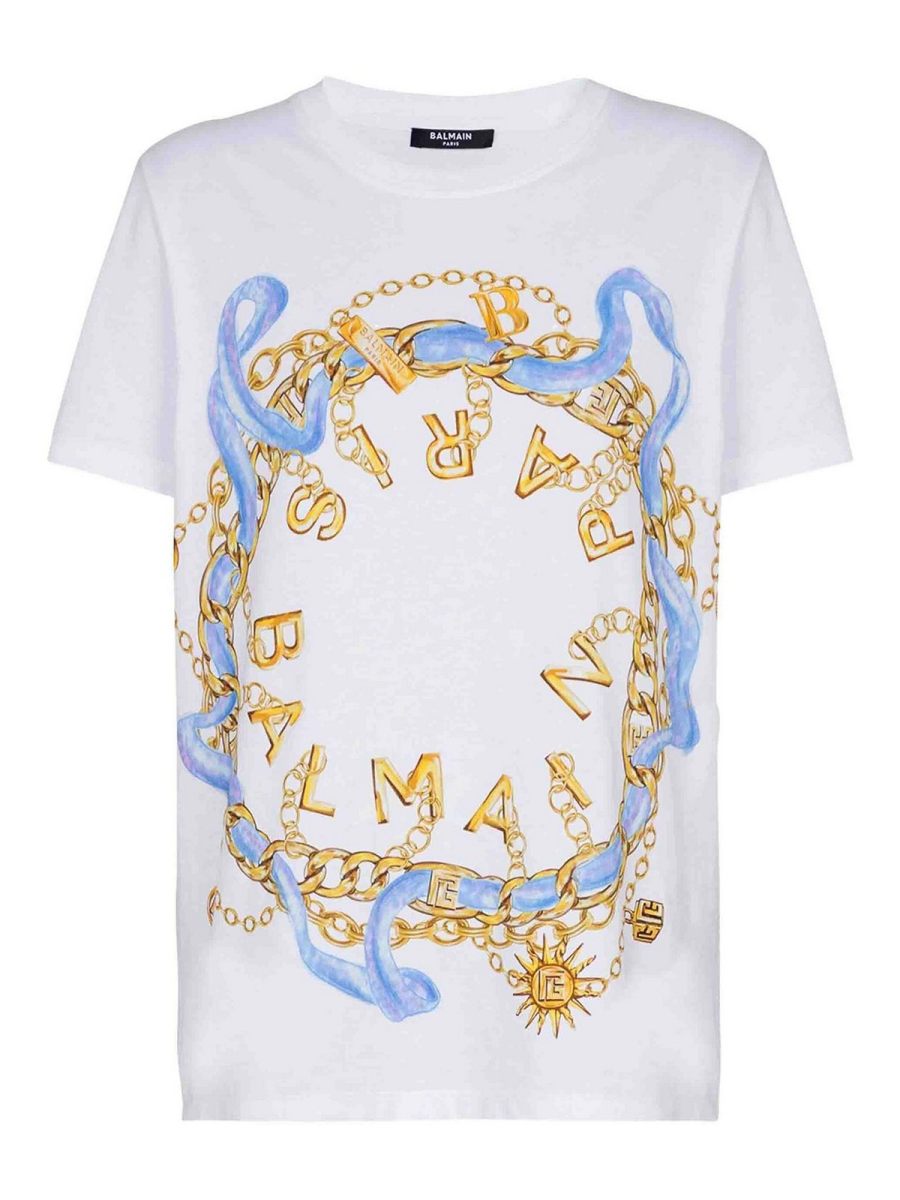 Balmain T-Shirt - Blanc