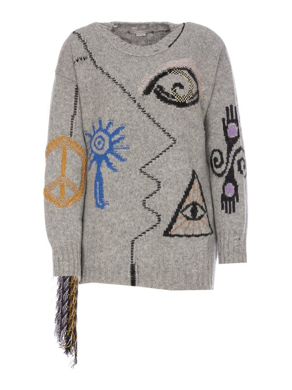 Stella Mccartney Pull Col Rond - Multicolore