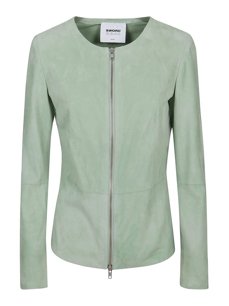 S. W.O. R.D 6.6.44 Blouson En Cuir - Vert