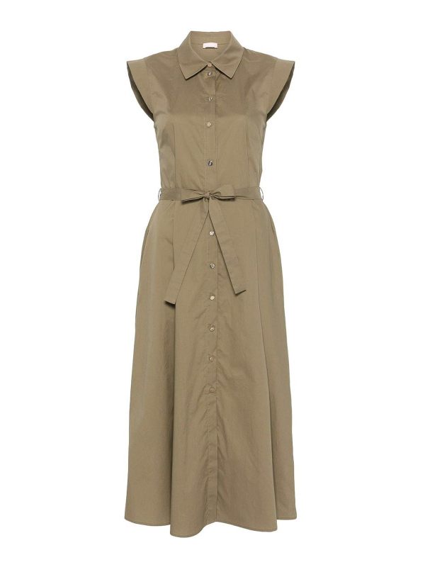 Liu Jo Robe Au Genou - Vert