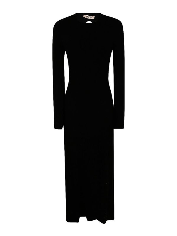 Twinset Robe Au Genou - Noir