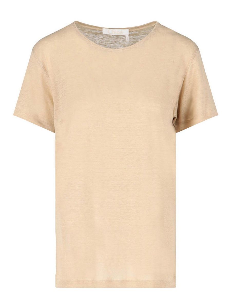 Chloe' T-Shirt - Beige