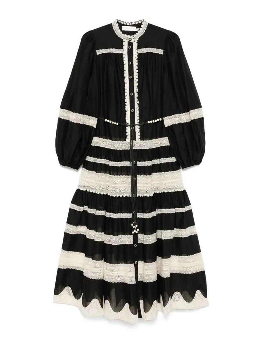 Zimmermann Robe Au Genou - Noir