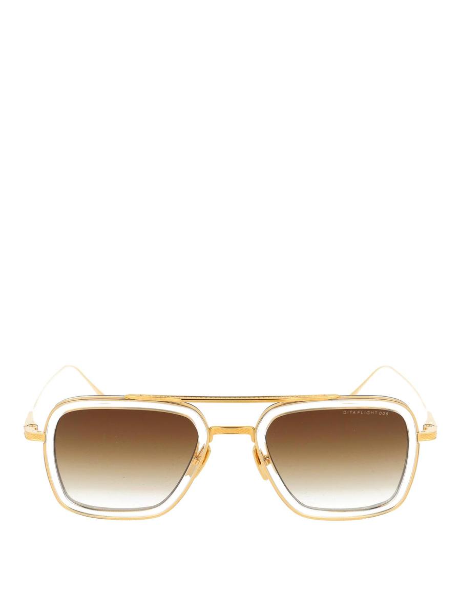 Dita Lunettes De Soleil - Jaune