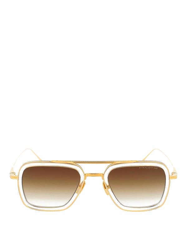 Dita Lunettes De Soleil - Jaune