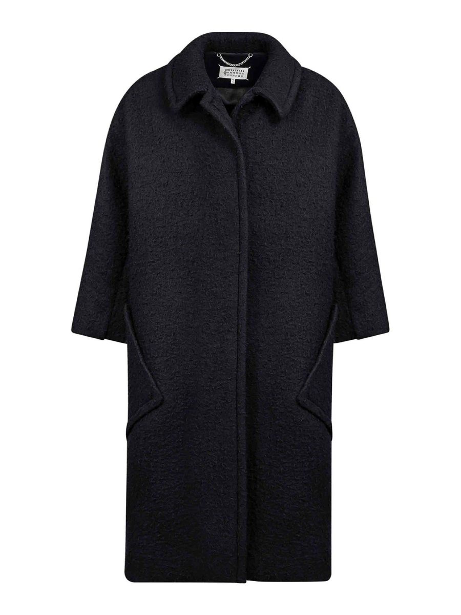 Maison Margiela Manteau Court - Noir