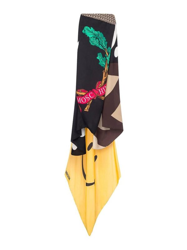 Moschino Jupe Midi - Noir
