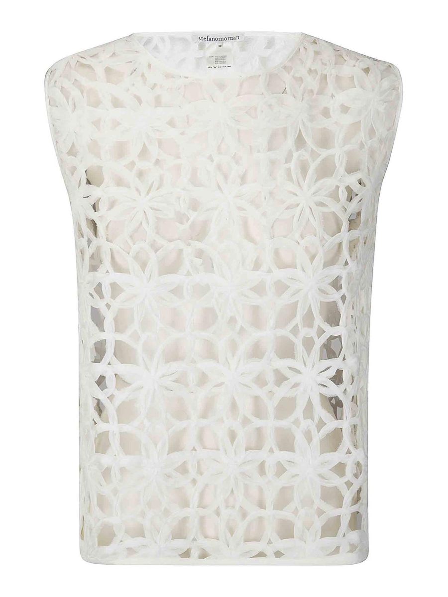 Stefano Mortari Top - Blanc