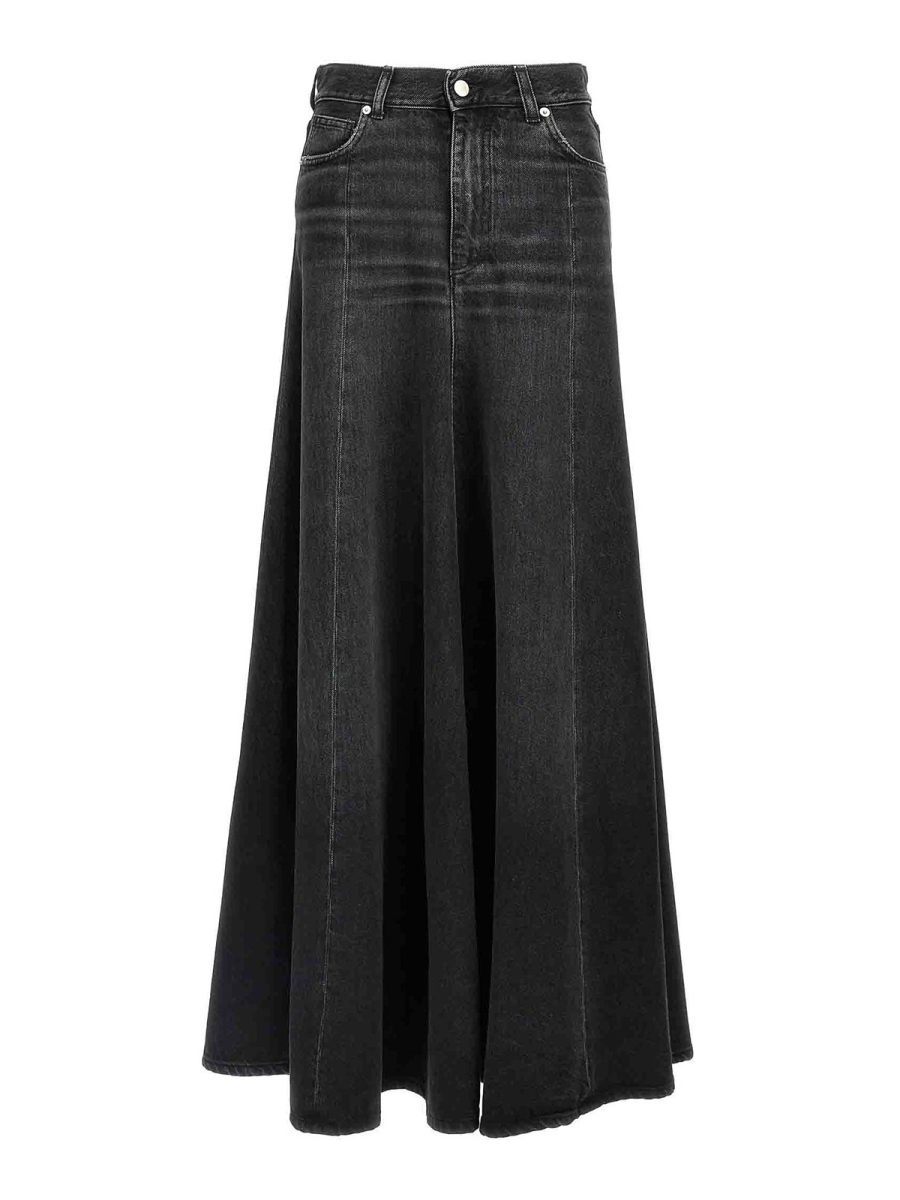 Haikure Jupe Midi - Noir