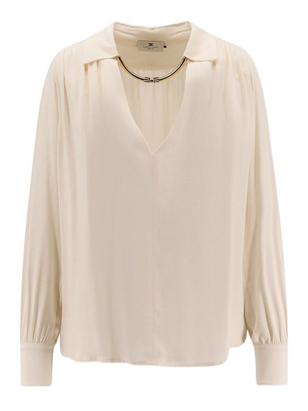 Elisabetta Franchi Blouse - Blanc