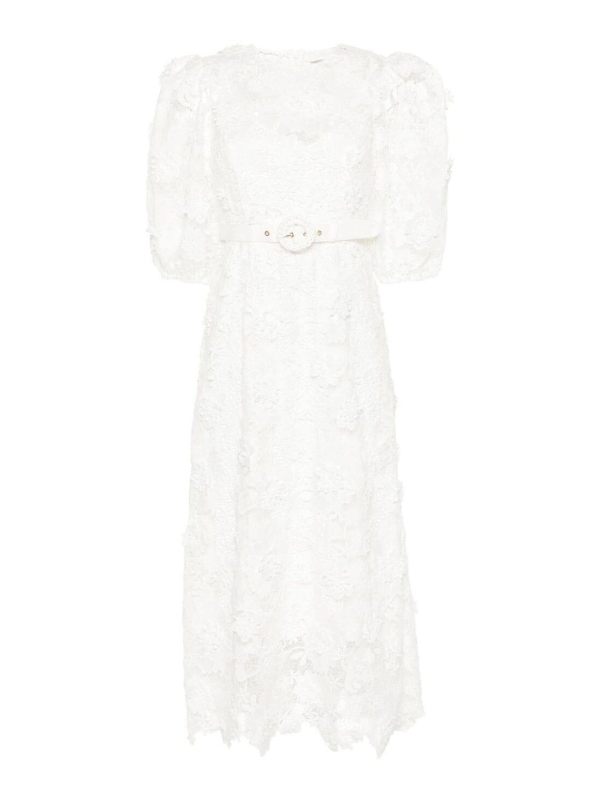 Zimmermann Maxi Robe - Blanc