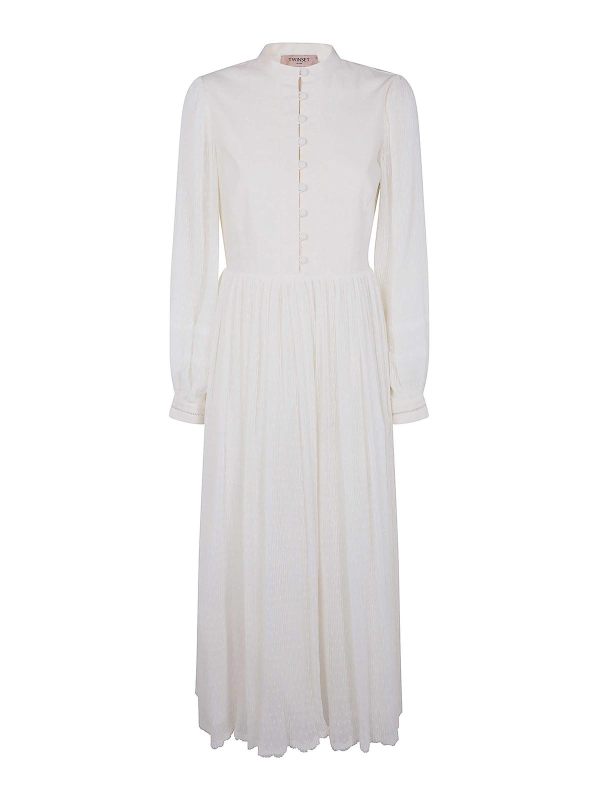Twinset Maxi Robe - Blanc