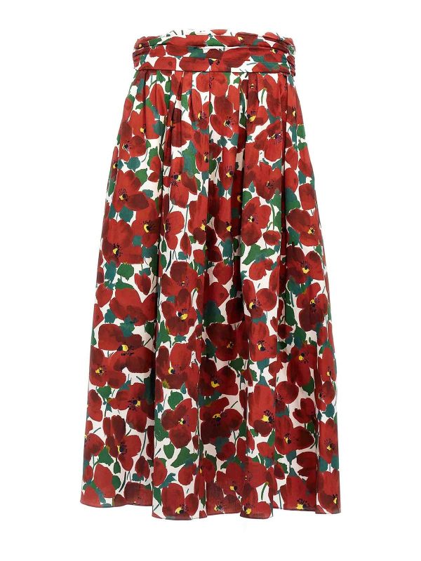Carolina Herrera Jupe Midi - Multicolore