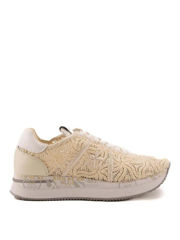 Premiata Baskets - Blanc