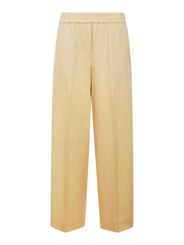 Liviana Conti Pantalons Décontractés - Jaune