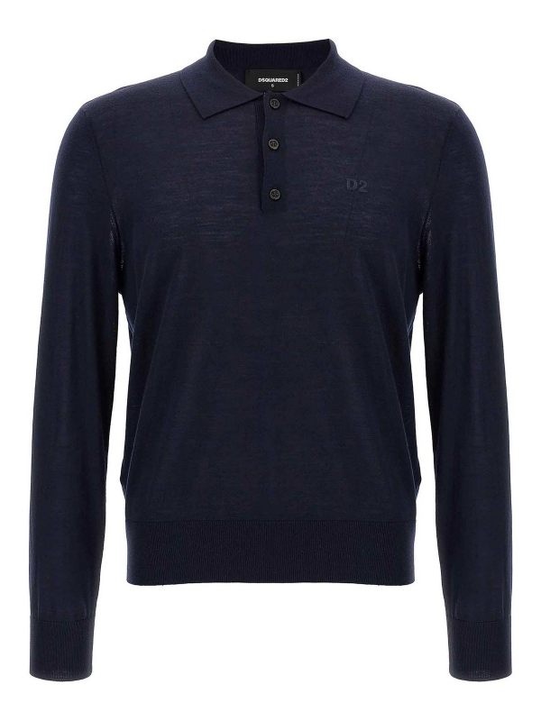 Dsquared2 Polo - Bleu