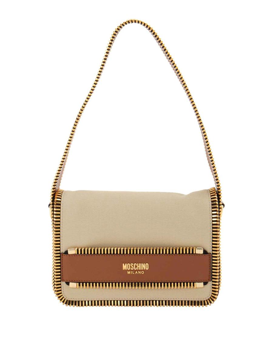 Moschino Sac Porté Épaule - Beig