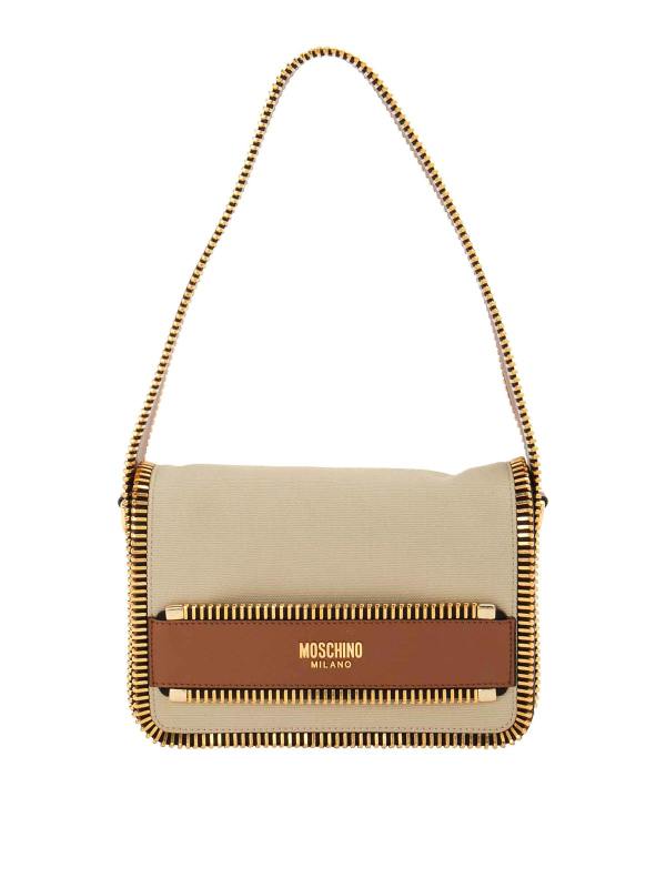 Moschino Sac Porté Épaule - Beig