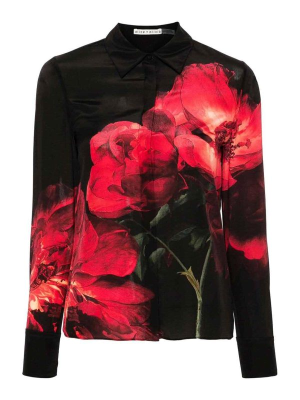 Alice+Olivia Chemise - Noir