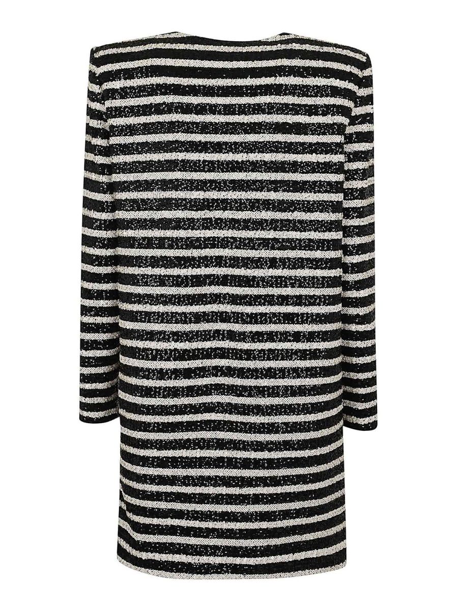 Balmain Robe Courte - Noir