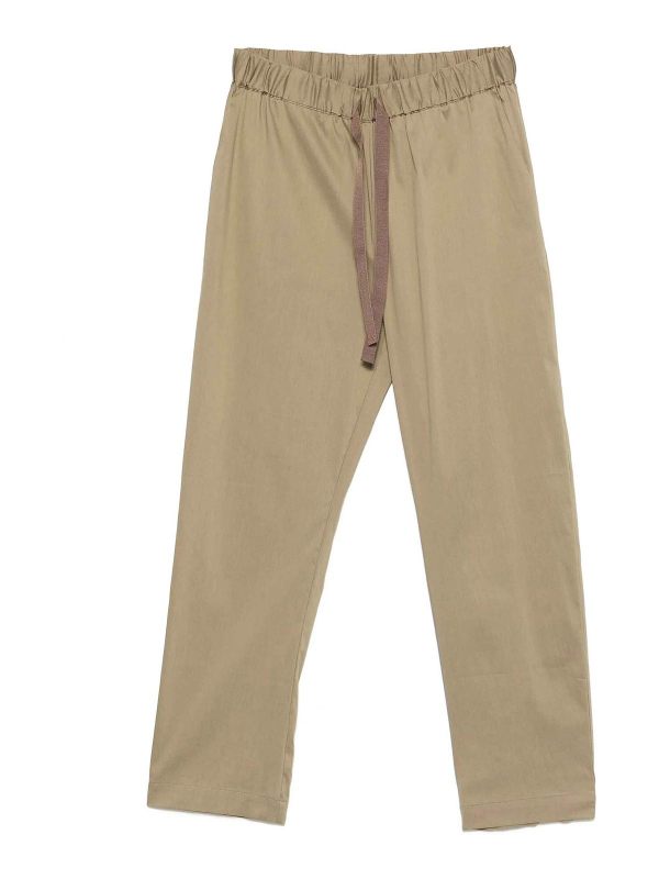 Semicouture Pantalons Décontractés - Taupe