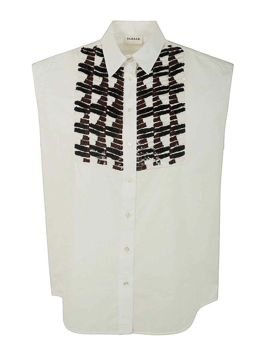 P. A.R. O.S. H. Chemise - Blanc