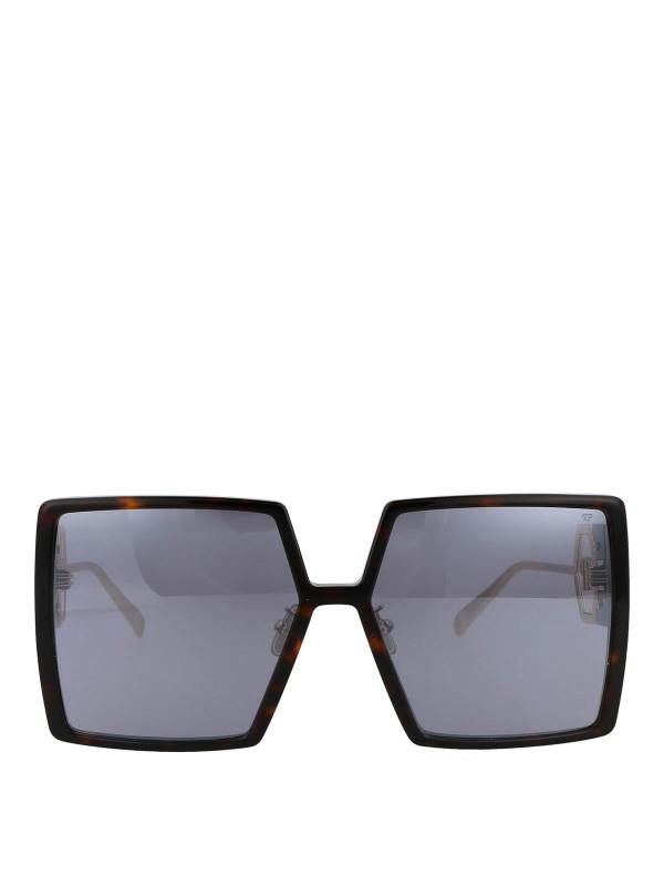 Philipp Plein Lunettes De Soleil - Marron