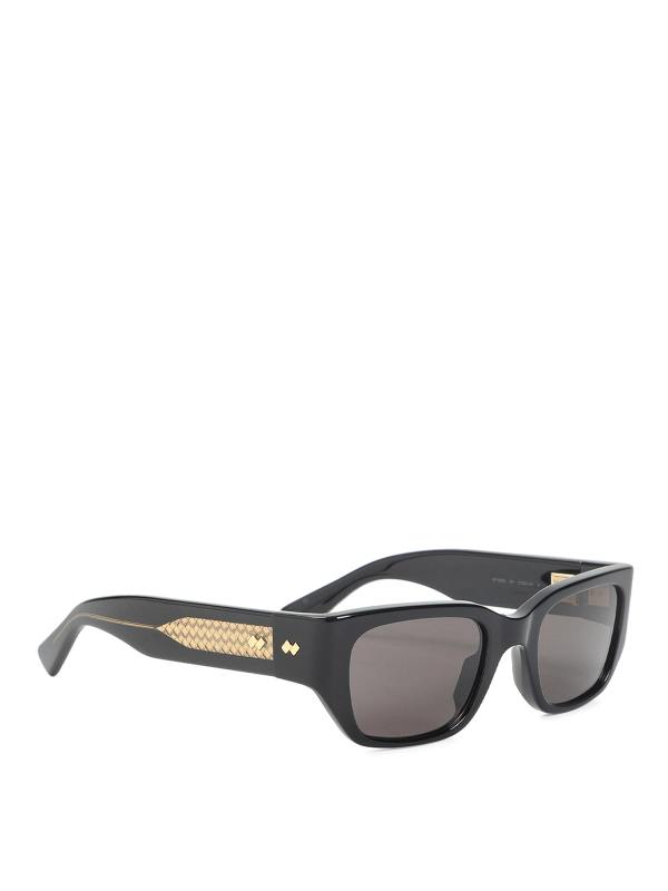 Bottega Veneta Lunettes De Soleil - Noir