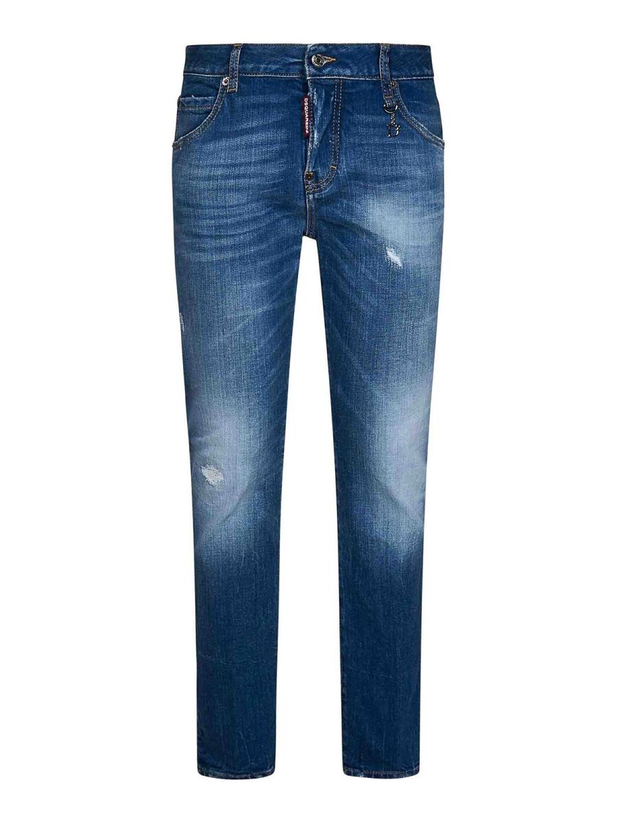 Dsquared2 Jean Bootcut - Bleu