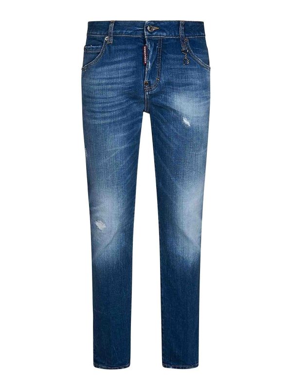 Dsquared2 Jean Bootcut - Bleu