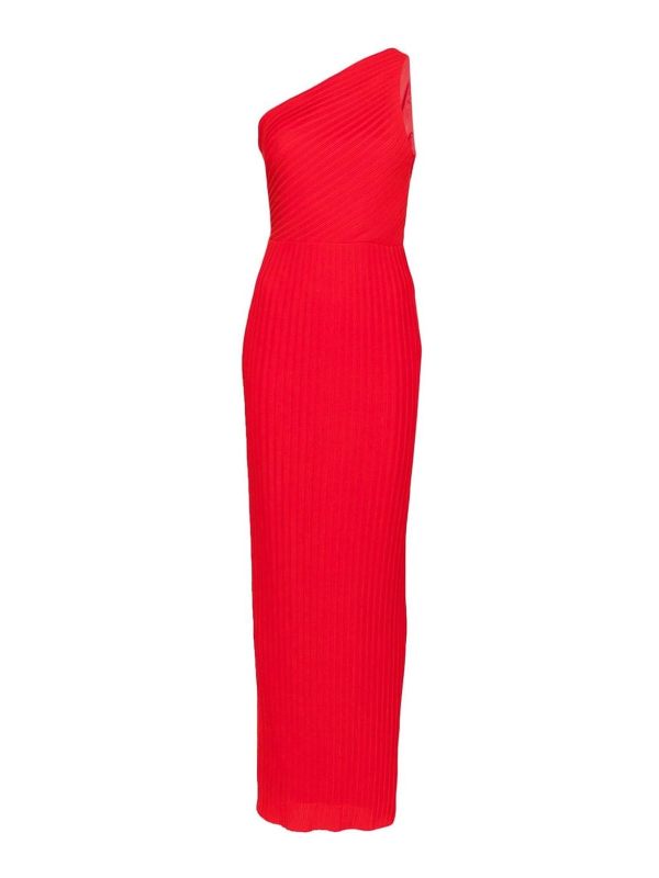 Solace London Maxi Robe - Rouge