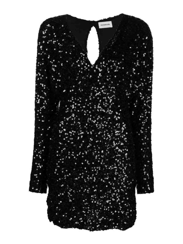 P. A.R. O.S. H. Robe Courte - Noir