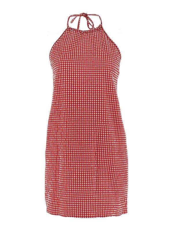 Hunza G Robe Au Genou - Rouge
