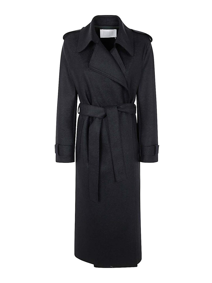 Harris Wharf London Trench-Coat - Bleu