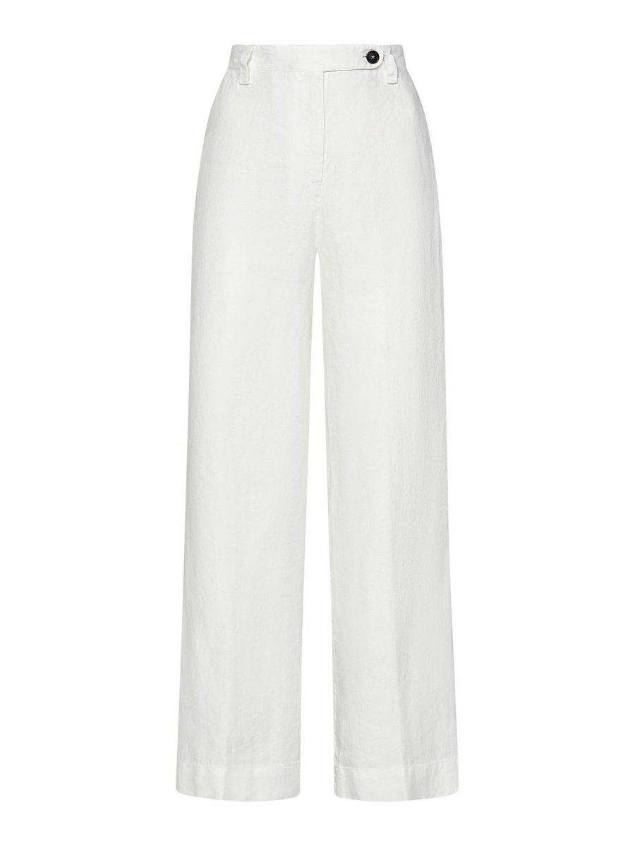 Massimo Alba Pantalons Décontractés - Blanc