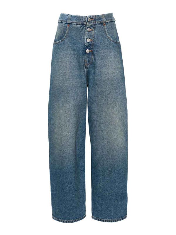 MM6 Maison Margiela Jean Bootcut - Bleu