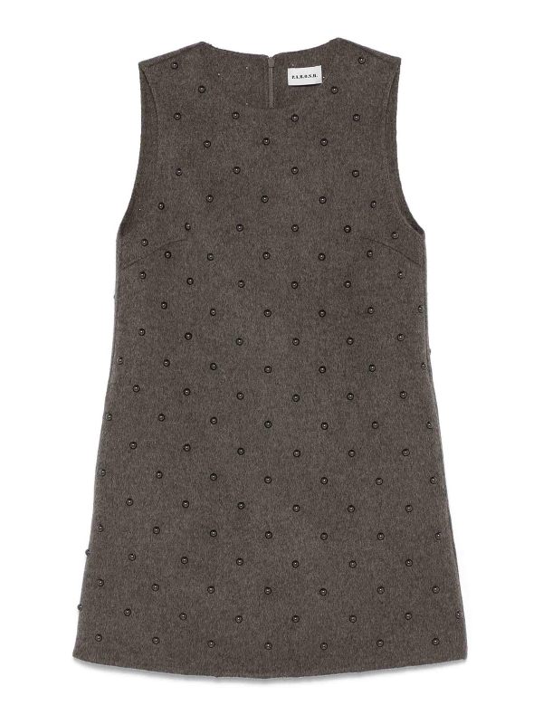 P. A.R. O.S. H. Robe Au Genou - Marron