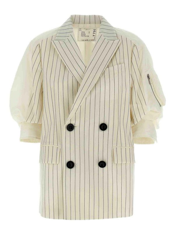 Sacai Blazer - Blanc