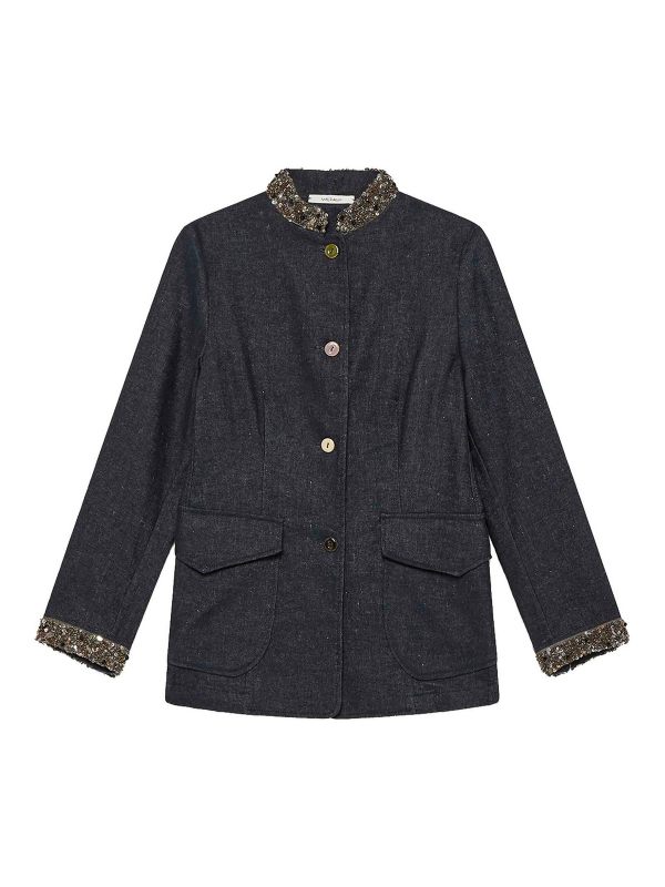 Maliparmi Veste En Jean - Bleu