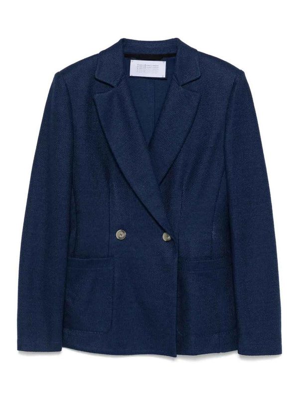 Harris Wharf London Blazer - Foncé Délavé