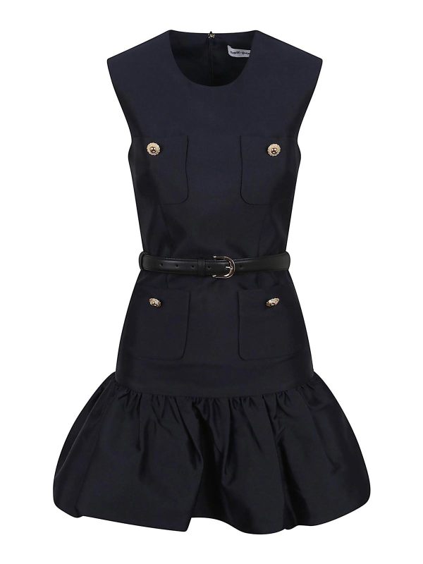 Self Portrait Robe Courte - Bleu