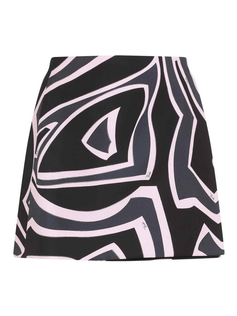 Emilio Pucci Jupe Midi - Noir