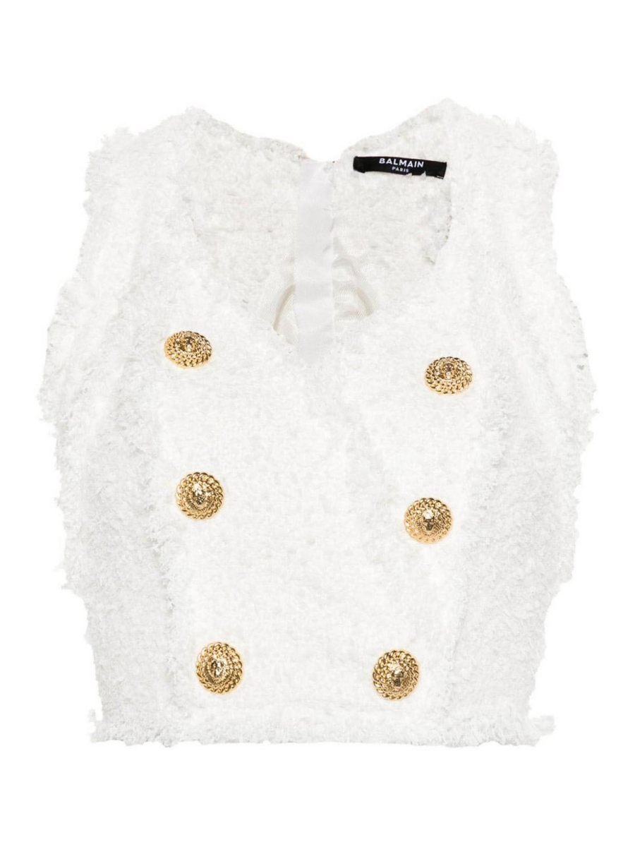 Balmain Top - Blanc